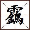 靎的图片